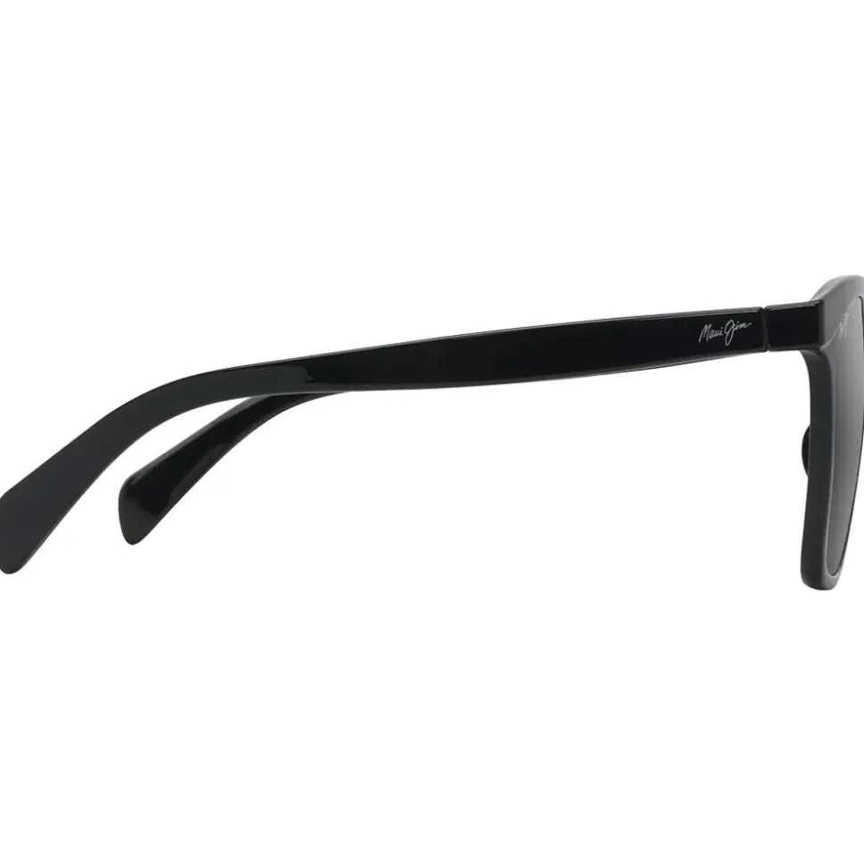 Lunettes de soleil Maui Jim Liquid Sunshine Noir Brillant Gris Neutre MauiPure