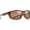 Lunettes de soleil Maui Jim Nuu Landing Ecaille Hcl Bronze Mineral Superthin