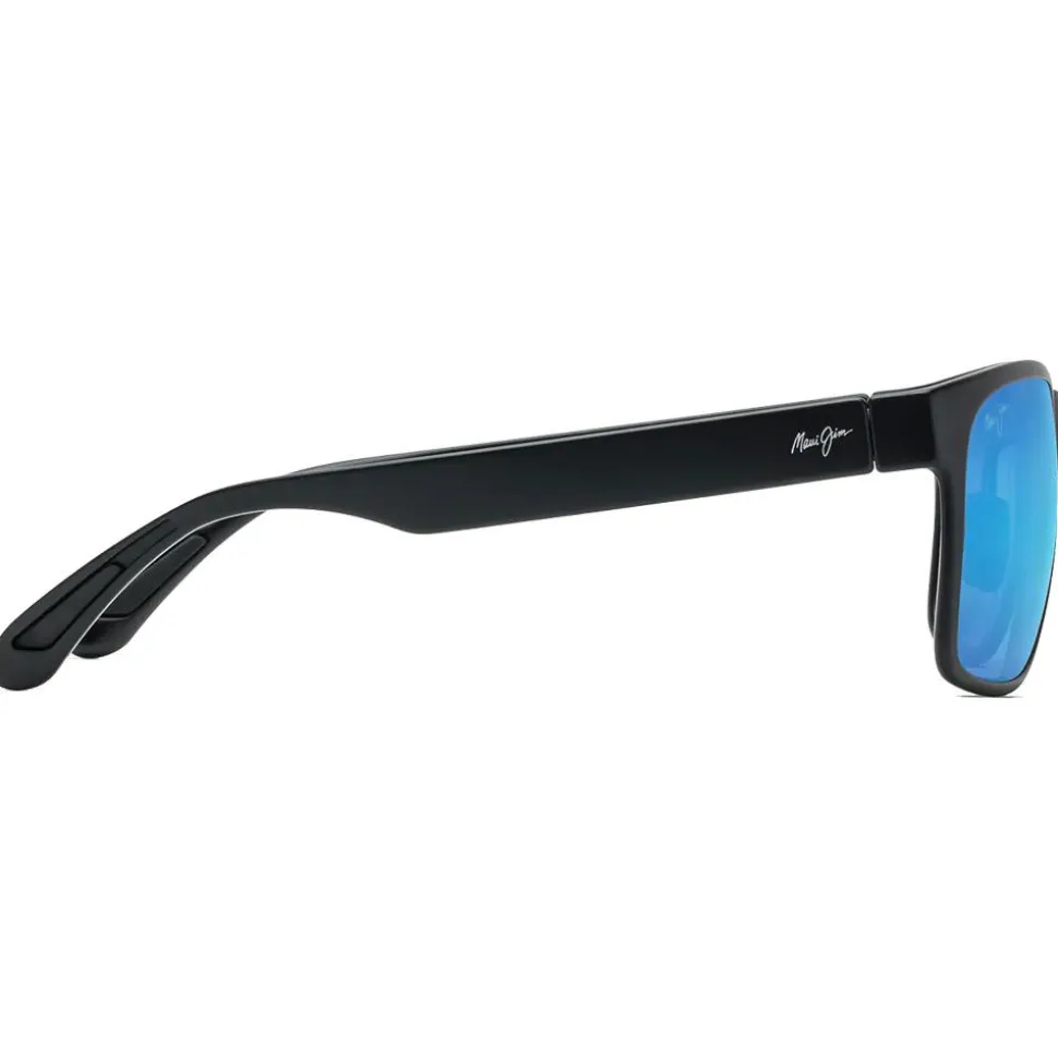 Lunettes de soleil Maui Jim Red Sands Reader 2,0 Noir Mat Bleu Hawaï MauiBrilliant