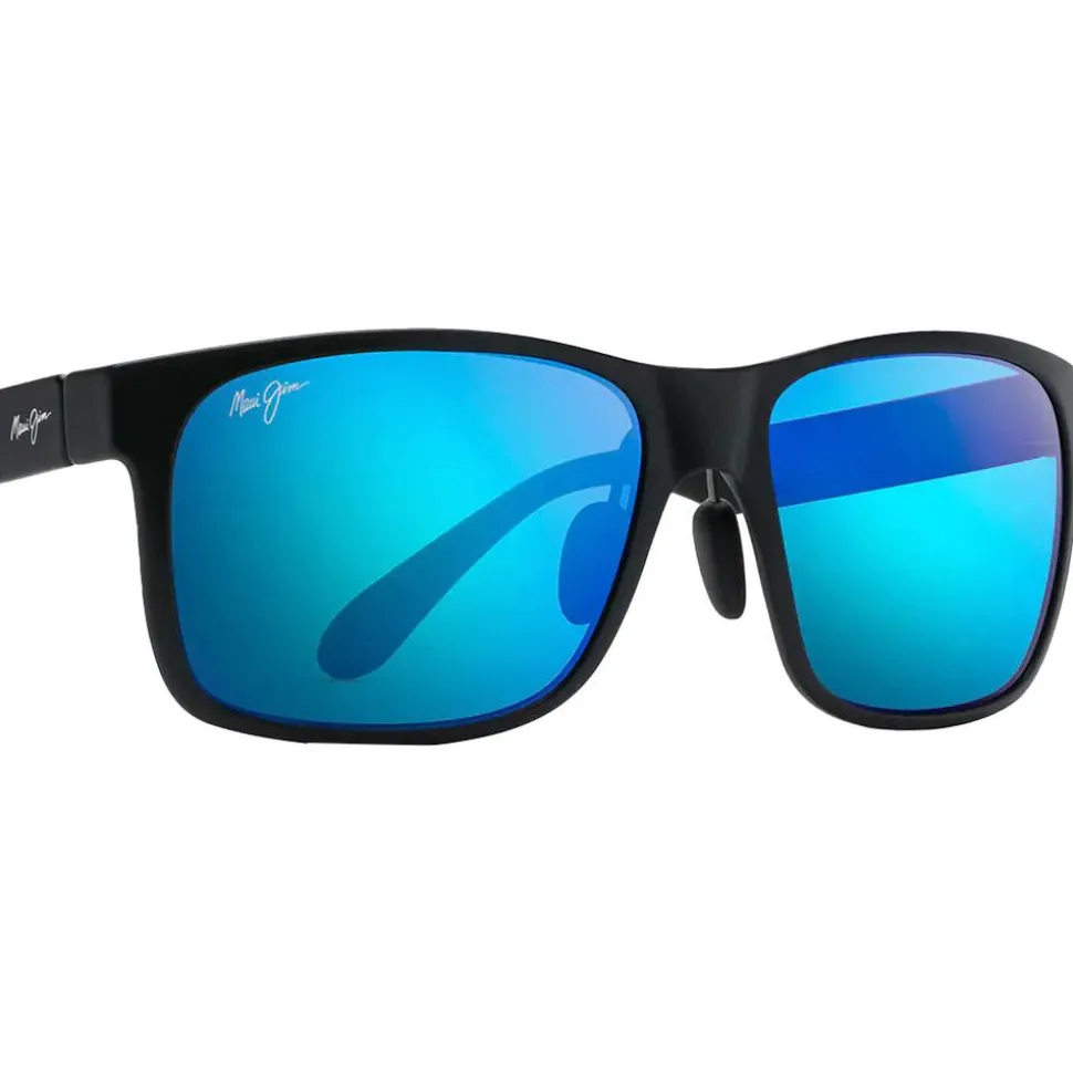 Lunettes de soleil Maui Jim Red Sands Reader 2,0 Noir Mat Bleu Hawaï MauiBrilliant