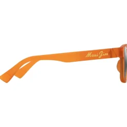 Lunettes de soleil Maui Jim Kuniahi Asian Fit Matte Transparent Orange Neutral Grey MauiPure