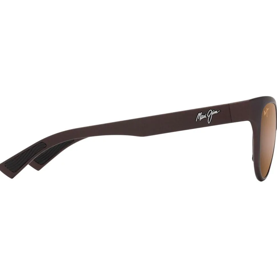 Lunettes de soleil Maui Jim Hulahe Metal Matte Brown Hcl Bronze Mineral Superthin