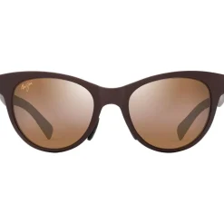Lunettes de soleil Maui Jim Hulahe Metal Matte Brown Hcl Bronze Mineral Superthin