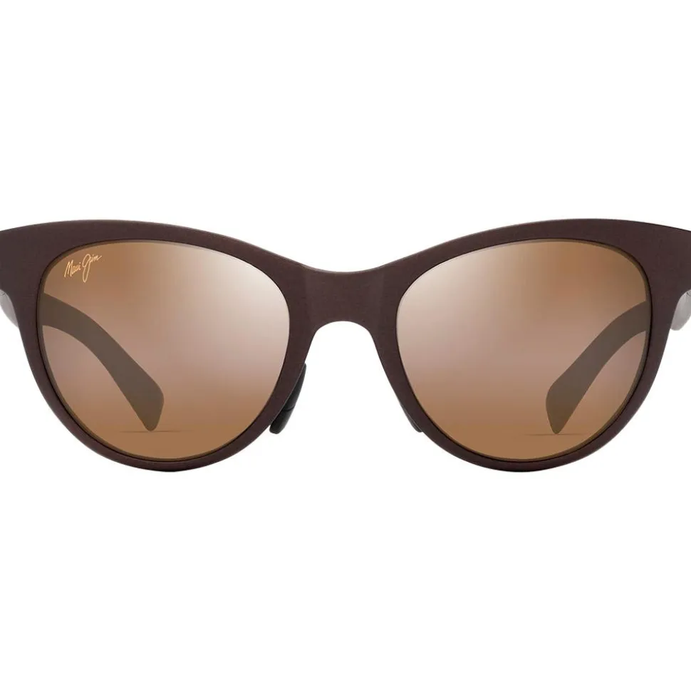 Lunettes de soleil Maui Jim Hulahe Metal Matte Brown Hcl Bronze Mineral Superthin