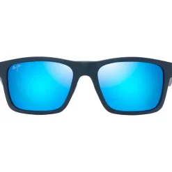 Lunettes de soleil Maui Jim The Flats Bleu Marine Clair Blue Hawaii Mineral Superthin
