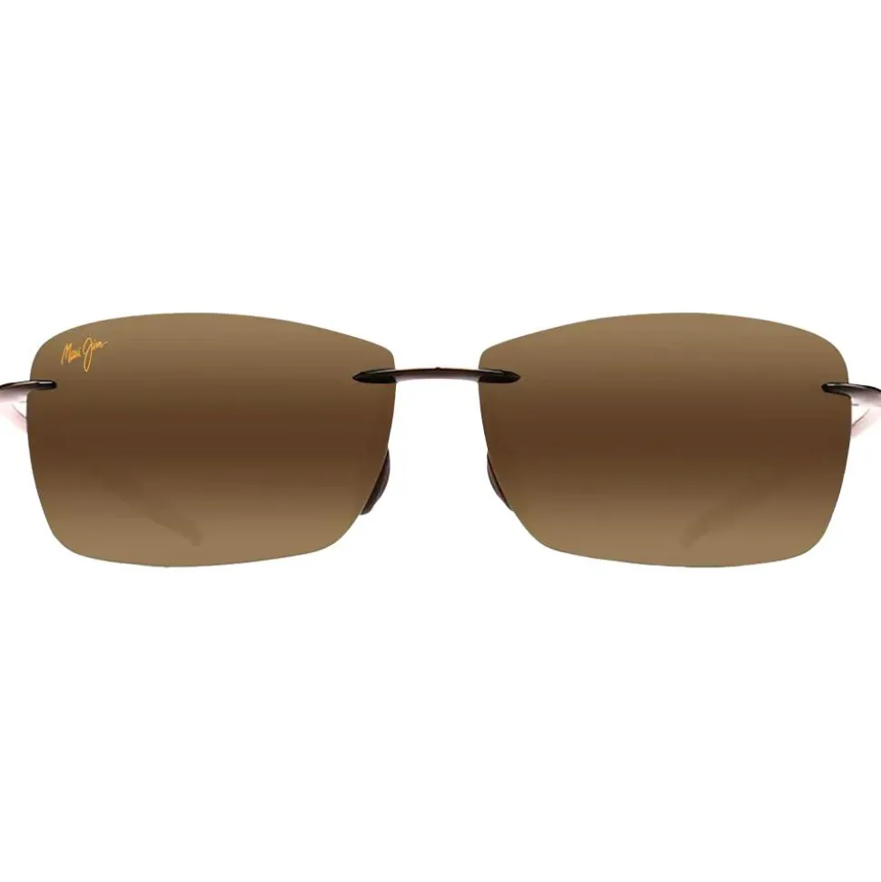 Lunettes de soleil Maui Jim Lighthouse Noir Brillant Hcl Bronze MauiPure