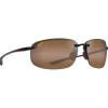 Lunettes de soleil Maui Jim Ho'okipa Xlarge Ecaille Hcl Bronze MauiPure