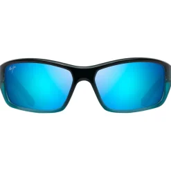 Lunettes de soleil Maui Jim Barrier Reef Bleu Turquoise Bleu Hawaii Mineral Superthin
