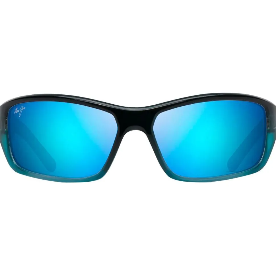Lunettes de soleil Maui Jim Barrier Reef Bleu Turquoise Bleu Hawaii Mineral Superthin