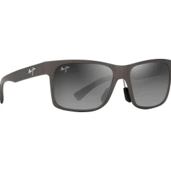 Lunettes de soleil Maui Jim Hoopili Metal Matte Grey Neutral Grey Mineral Superthin