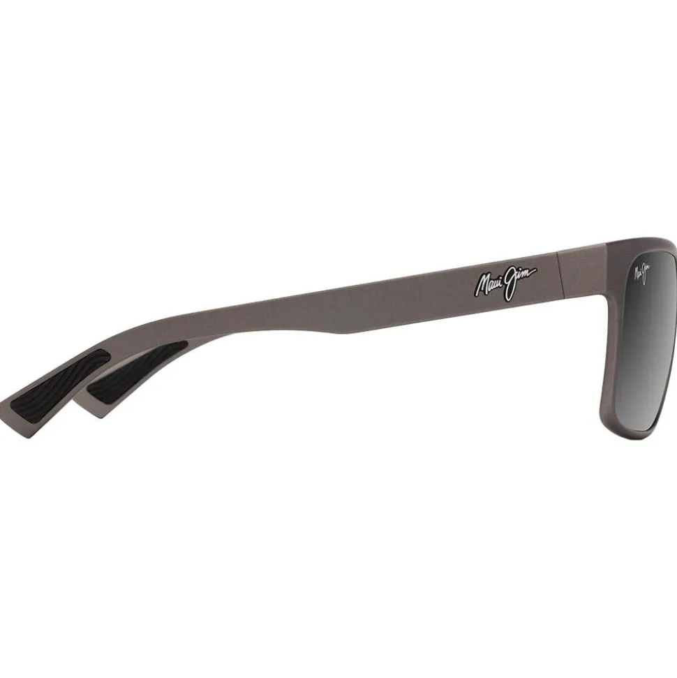 Lunettes de soleil Maui Jim Hoopili Metal Matte Grey Neutral Grey Mineral Superthin