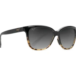 Lunettes de soleil Maui Jim Starfish Black Tortoise Gris Neutre Mineral SuperThin