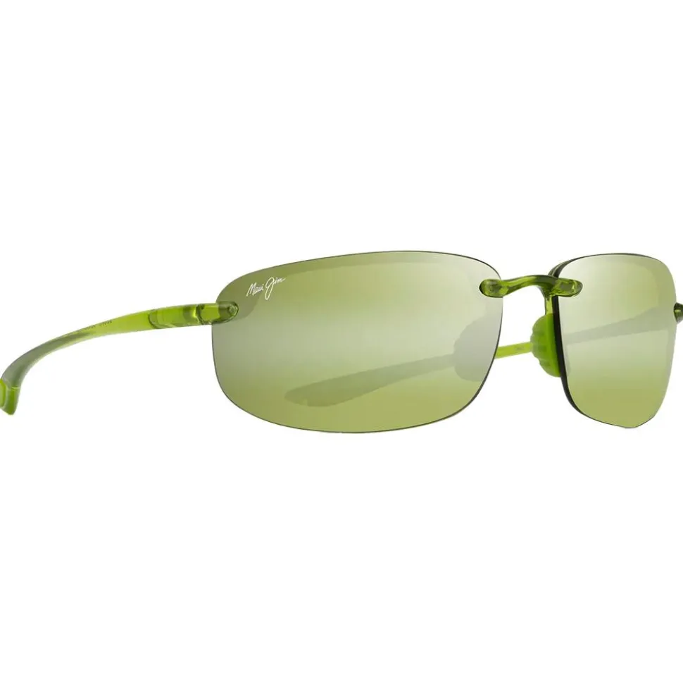 Lunettes de soleil Maui Jim Hookipa Shiny Transparent Light Green Maui Ht MauiPure