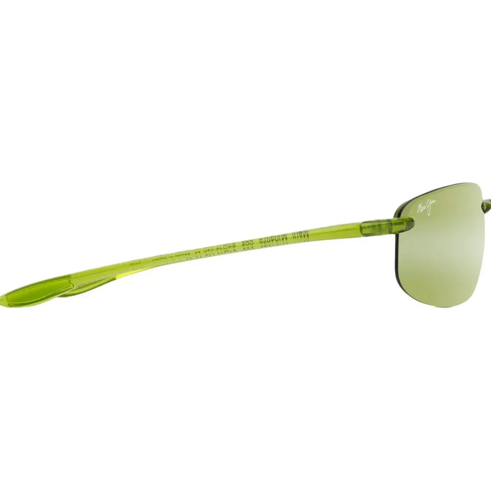Lunettes de soleil Maui Jim Hookipa Shiny Transparent Light Green Maui Ht MauiPure