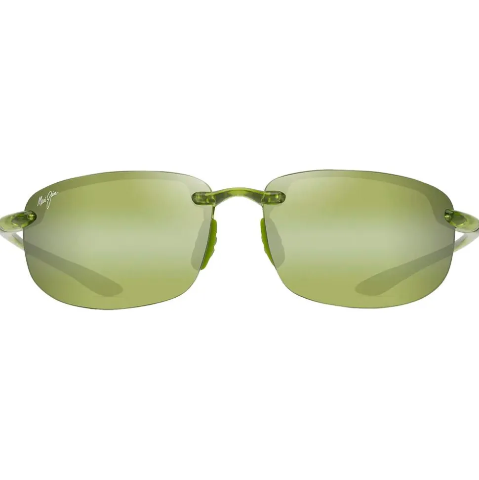 Lunettes de soleil Maui Jim Hookipa Shiny Transparent Light Green Maui Ht MauiPure
