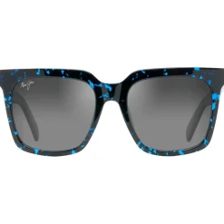 Lunettes de soleil Maui Jim Rooftops Tortue Bleue Neutral Grey Mineral Superthin