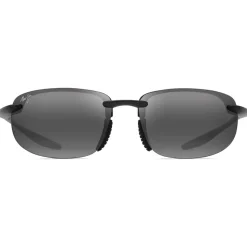 Lunettes de soleil Maui Jim Hookipa Ultra Asian Fit Matte Black Neutral Grey MauiUltra