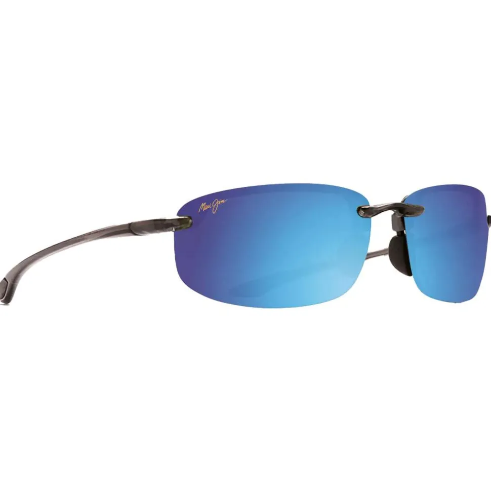 Lunettes de soleil Maui Jim Ho’okipa Reader 2,5 Gris Fumé Translucide Bleu Hawaï MauiBrilliant
