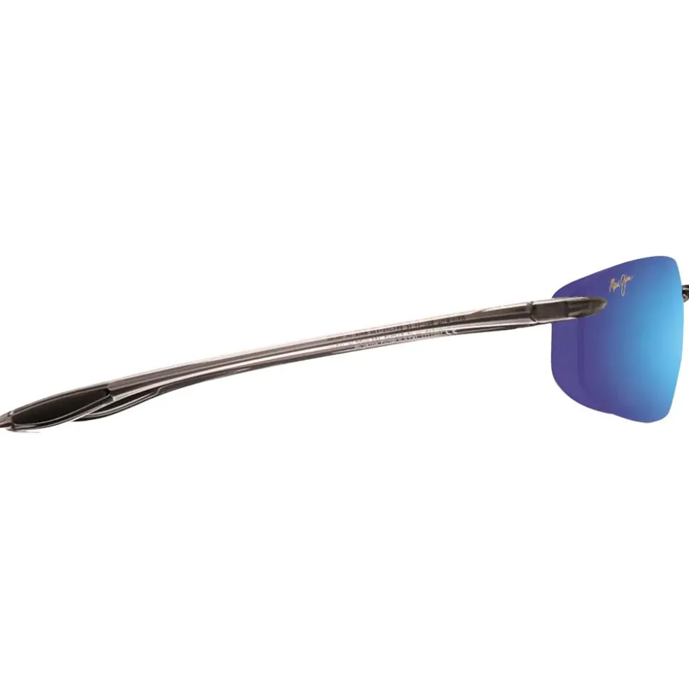 Lunettes de soleil Maui Jim Ho’okipa Reader 2,5 Gris Fumé Translucide Bleu Hawaï MauiBrilliant