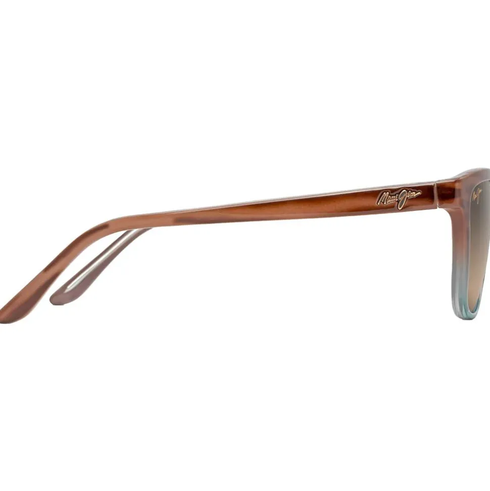 Lunettes de soleil Maui Jim Honi Beige Bleu Bronze Hcl Mineral Superthin
