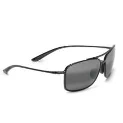 Lunettes de soleil Maui Jim Kaupo Gap Black Gloss Grey Mauibrilliant