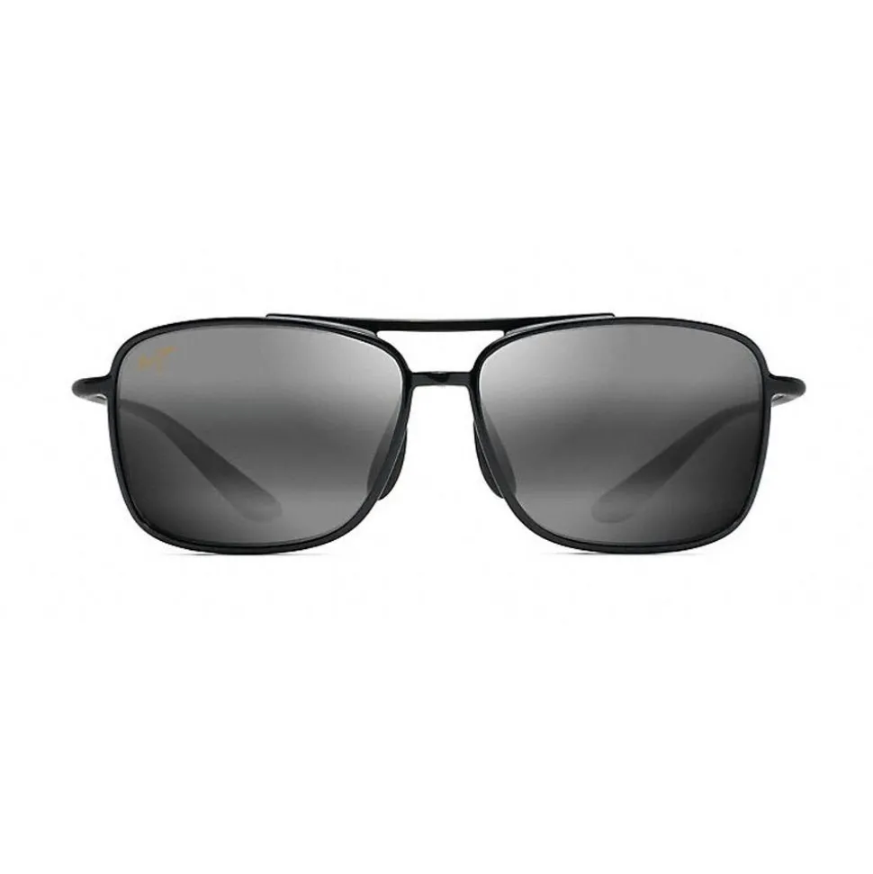 Lunettes de soleil Maui Jim Kaupo Gap Black Gloss Grey Mauibrilliant