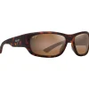 Lunettes de soleil Maui Jim Mauklele Matte Dark Havana Hcl Bronze Mineral Superthin