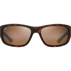 Lunettes de soleil Maui Jim Mauklele Matte Dark Havana Hcl Bronze Mineral Superthin