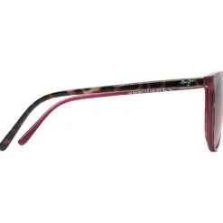 Lunettes de soleil Maui Jim Ocean Ecaille Framboise Maui Rose Minéral SuperThin