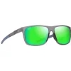 Lunettes de soleil Maui Jim Lehopulu Matte Translucide Grey MauiGreen MauiUltra
