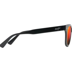 Lunettes de soleil Maui Jim Shore Break Noir Mat Hawaiï Lava Minéral SuperThin