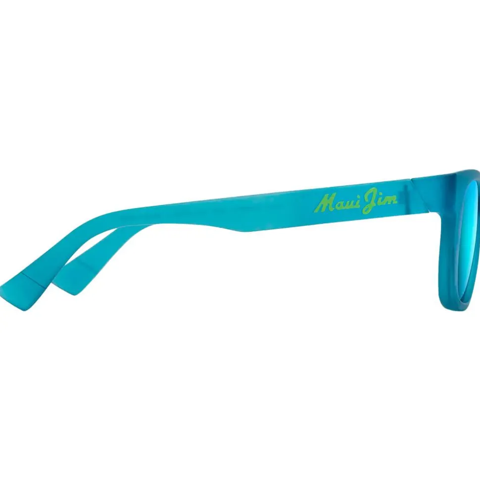Lunettes de soleil Maui Jim Kaulike Matte Trans Blue Blue Hawaii MauiPure