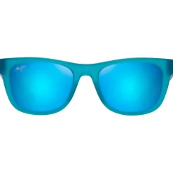 Lunettes de soleil Maui Jim Kaulike Matte Trans Blue Blue Hawaii MauiPure