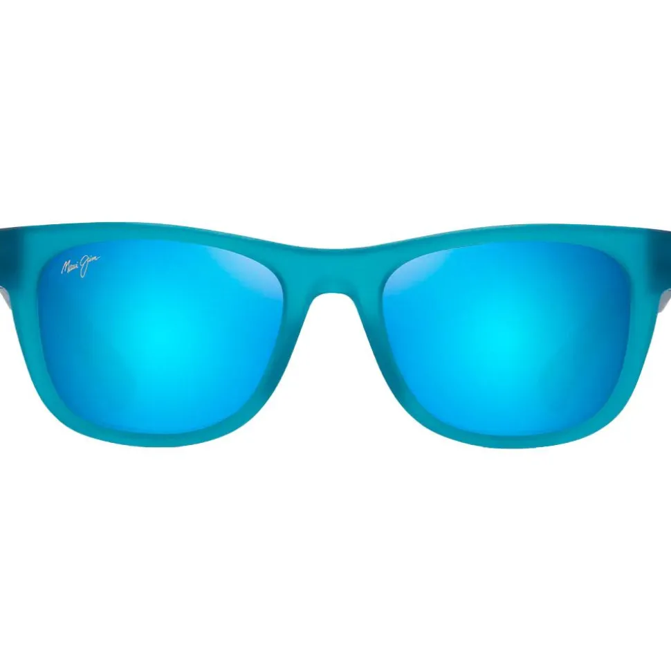 Lunettes de soleil Maui Jim Kaulike Matte Trans Blue Blue Hawaii MauiPure