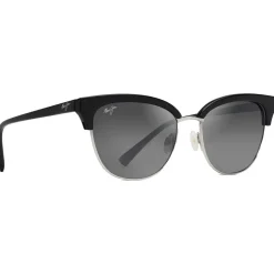Lunettes de soleil Maui Jim Lokelani Noir Argent Gris Neutre MauiBrilliant