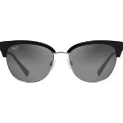 Lunettes de soleil Maui Jim Lokelani Noir Argent Gris Neutre MauiBrilliant