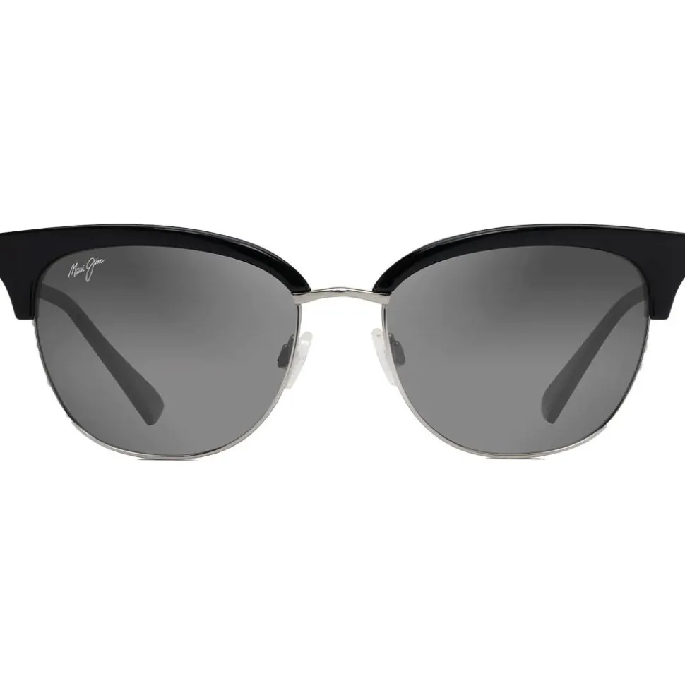 Lunettes de soleil Maui Jim Lokelani Noir Argent Gris Neutre MauiBrilliant