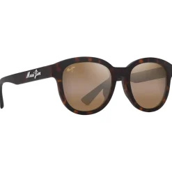 Lunettes de soleil Maui Jim Ihupani Asian Fit Havane Foncé Mat Bronze Hcl MauiPure