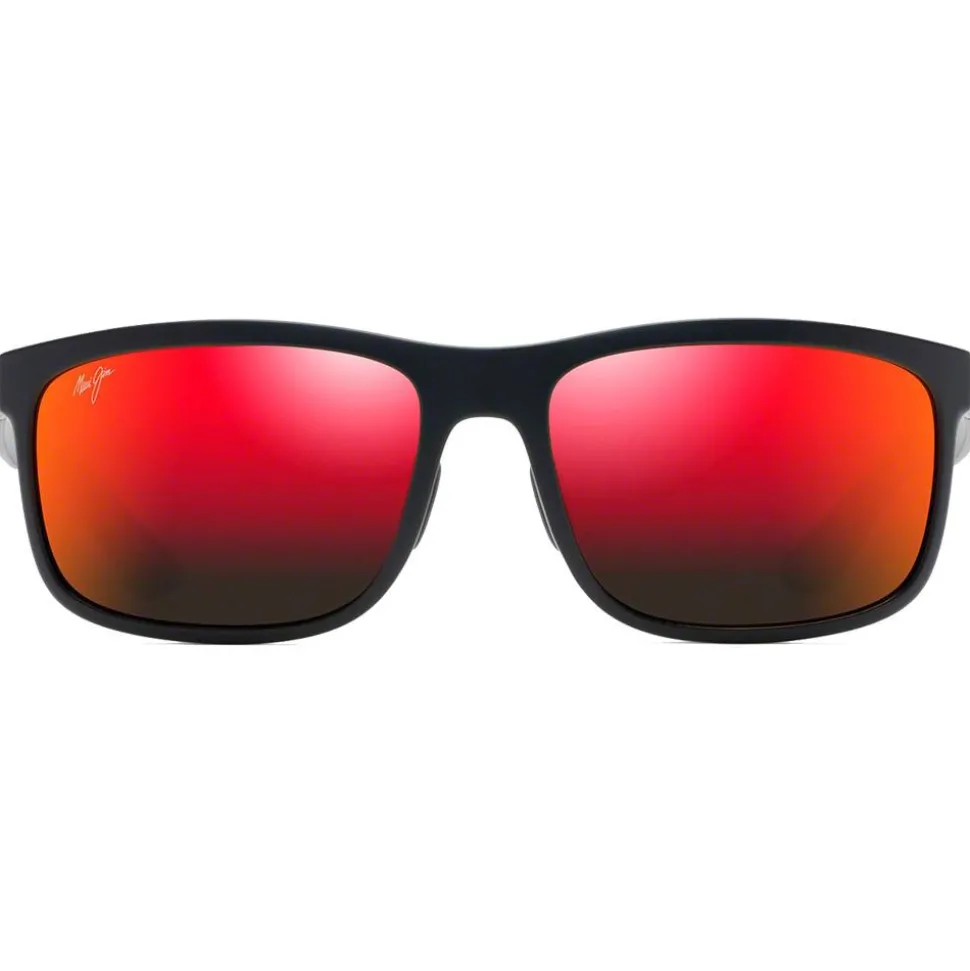Lunettes de soleil Maui Jim Huelo Noir Mtat Hawaii Lava MauiPure