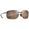 Lunettes de soleil Maui Jim Hema Matte Tortoise Hcl Maui Pure Lt Bi-gradient Hcl