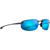 Lunettes de soleil Maui Jim Hookipa Smoke Grey Bleu Hawaï Mauipure
