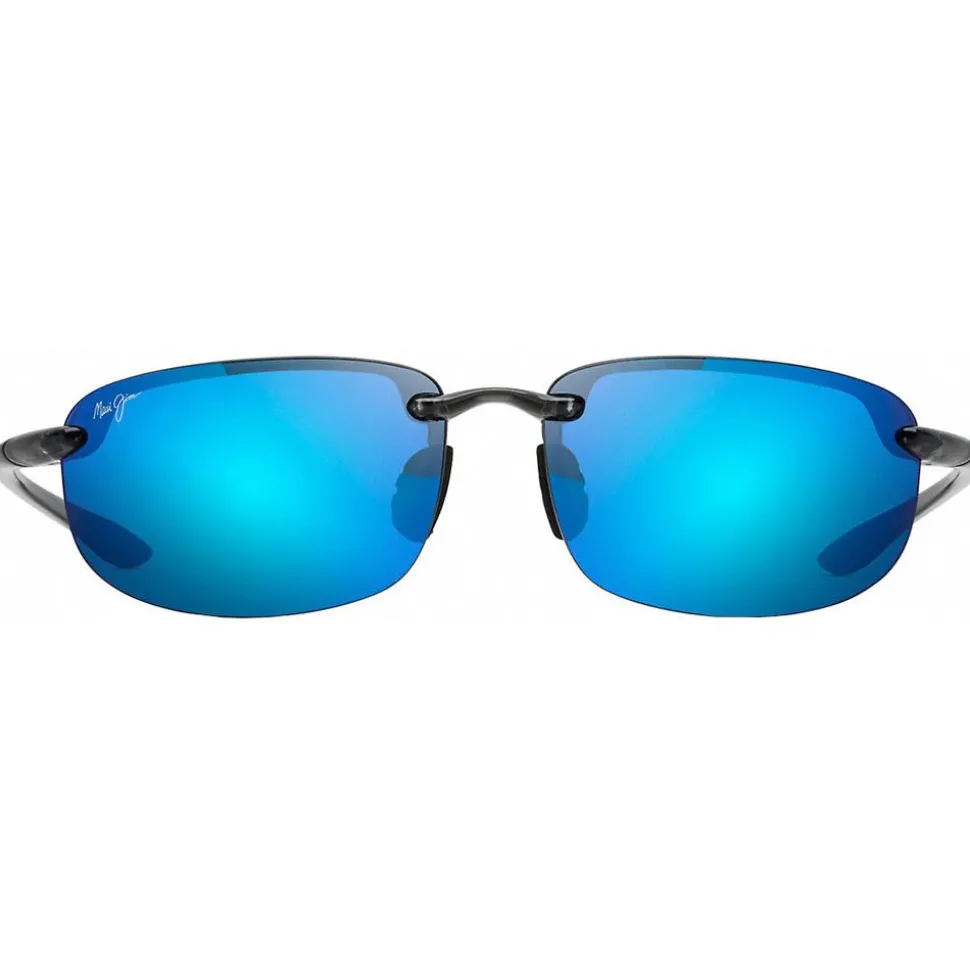 Lunettes de soleil Maui Jim Hookipa Smoke Grey Bleu Hawaï Mauipure