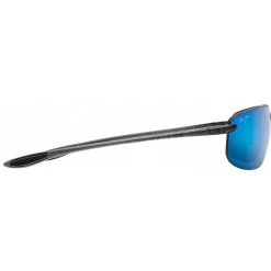 Lunettes de soleil Maui Jim Hookipa Smoke Grey Bleu Hawaï Mauipure