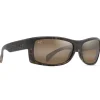 Lunettes de soleil Maui Jim Equator Tortue Caramel Bronze HCL Mineral SuperThin