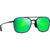 Lunettes de soleil Maui Jim Keokea Translucent Grey MauiGreen MauiBrilliant