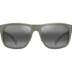 Lunettes de soleil Maui Jim Puakea Gris Vert Mat Neutral Grey Minéral Superthin