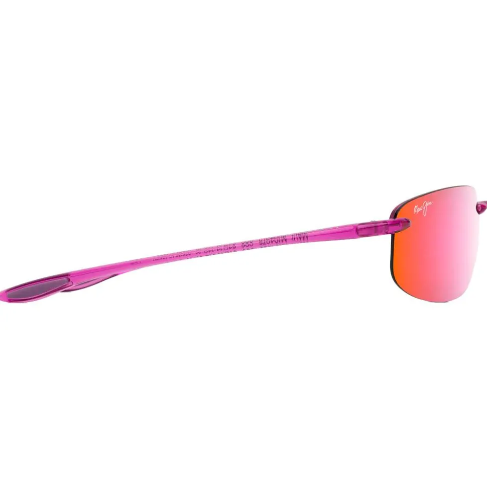 Lunettes de soleil Maui Jim Hookipa Shiny Trans Cyclamen Pink Maui Sunrise MauiPure