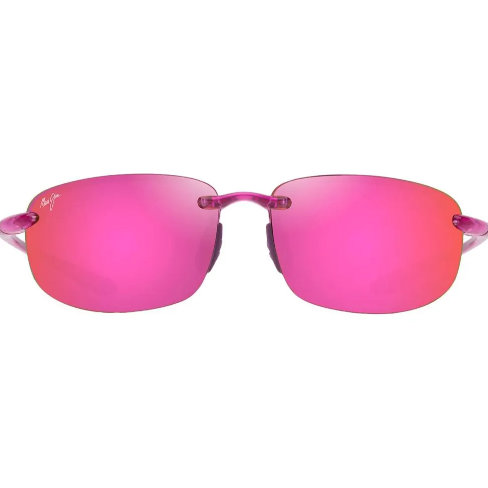 Lunettes de soleil Maui Jim Hookipa Shiny Trans Cyclamen Pink Maui Sunrise MauiPure