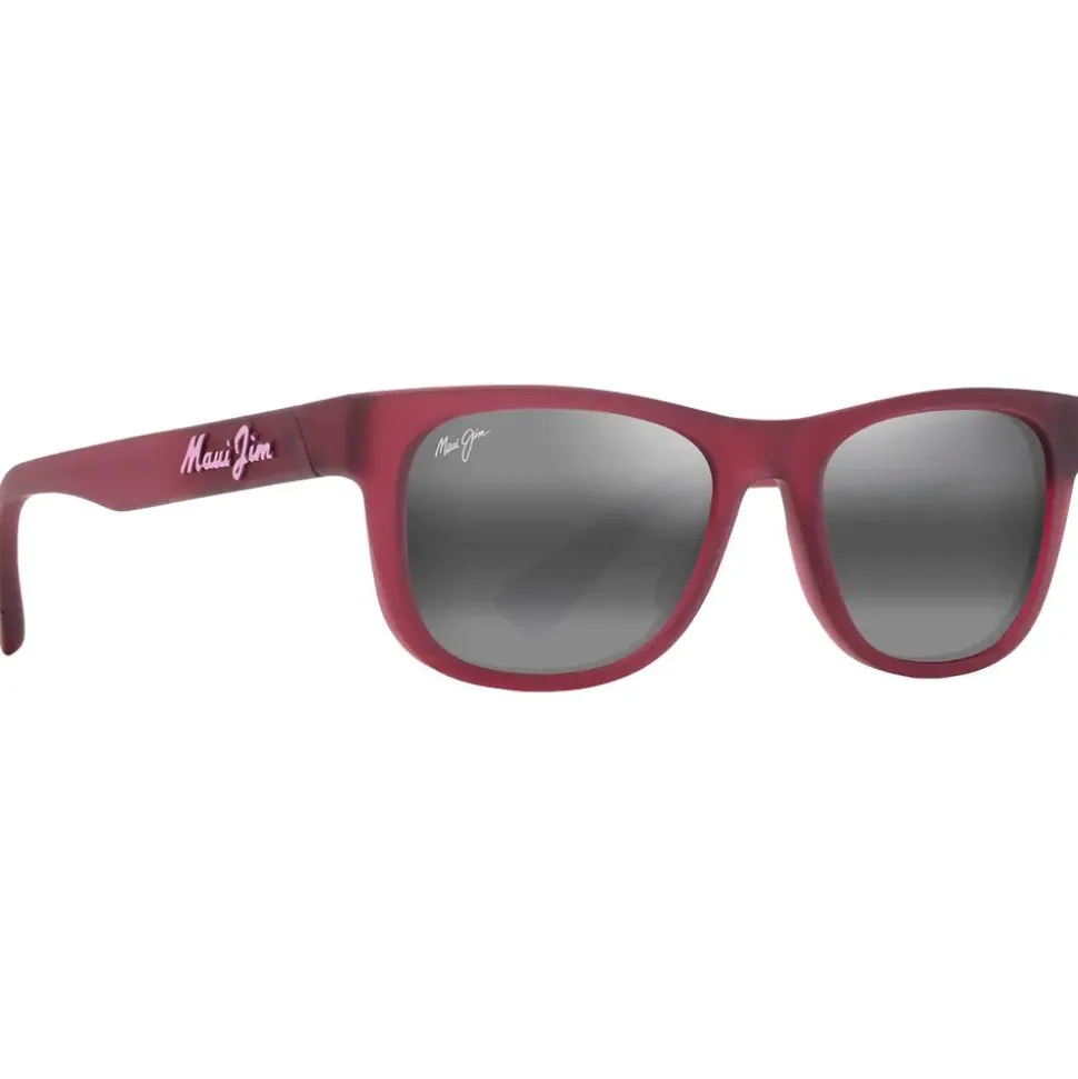 Lunettes de soleil Maui Jim Kaulike Matte Transparent Fuchsia Neutral Grey MauiPure