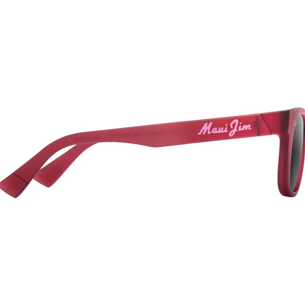 Lunettes de soleil Maui Jim Kaulike Matte Transparent Fuchsia Neutral Grey MauiPure